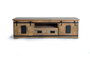 GINER Y COLOMER Mueble de televisor de estilo industrial con 2 puertas